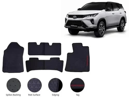 Toyota Fortuner 2020-2026 TPE Floor Mats Premium — Floor Mats for cars in Pakistan