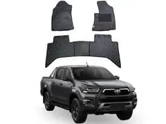 Toyota Hilux Revo 2016-2021 TPE Floor Mats Premium — Floor Mats for cars in Pakistan