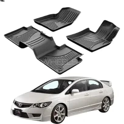 Honda Civic 2007-2011 TPE Floor Mats Premium — Floor Mats for cars in Pakistan