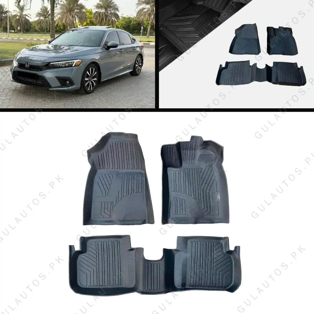 Honda Civic 2022-2026 TPE Floor Mats Premium — Floor Mats for cars in Pakistan