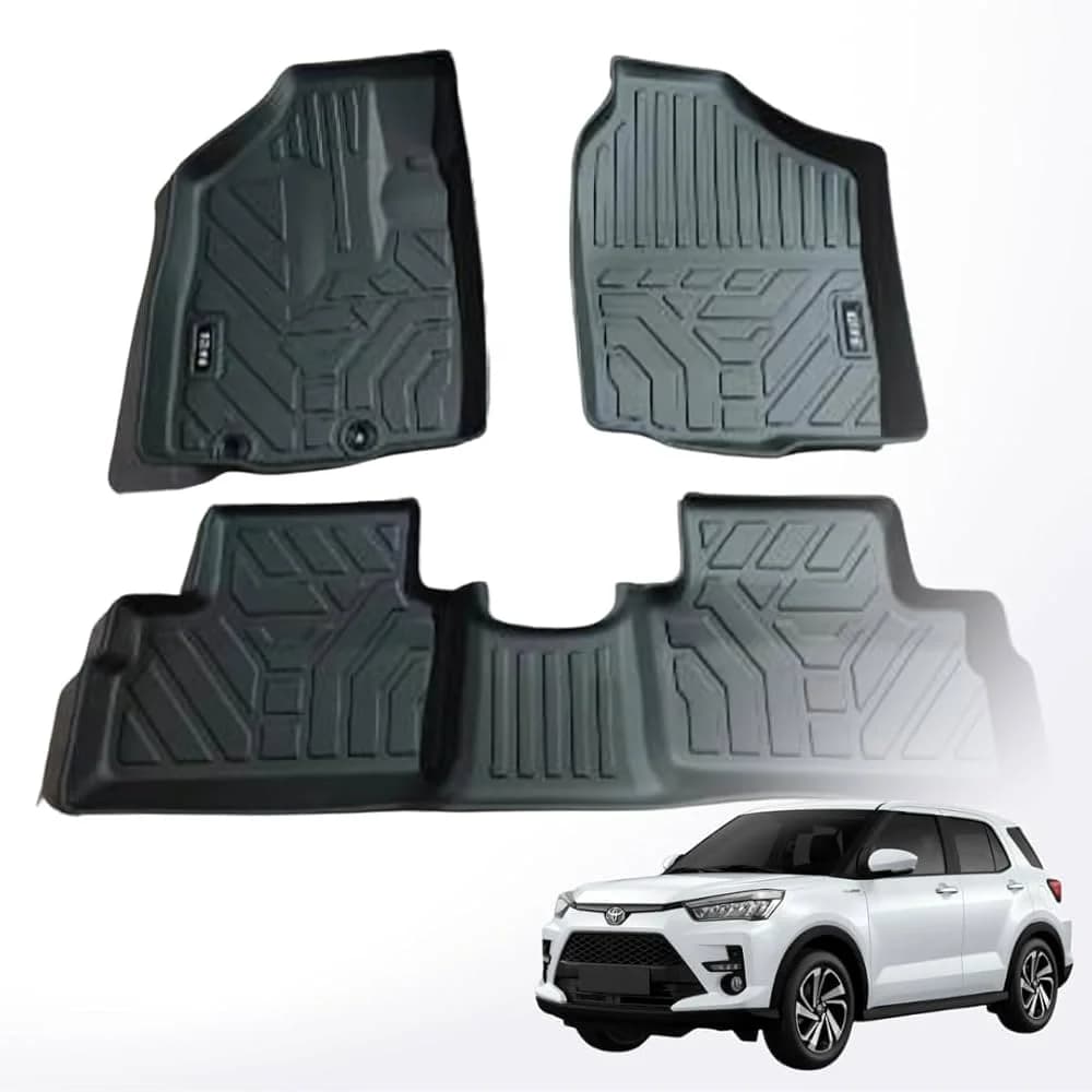 Toyota Raize 2019-2026 TPE Floor Mats Premium — Floor Mats for cars in Pakistan