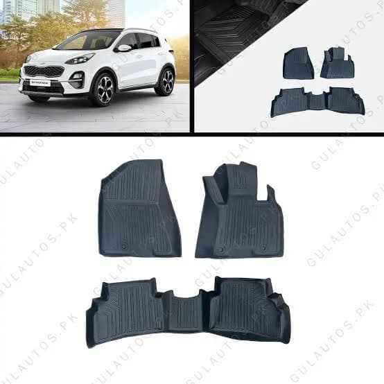 KIA Sportage 2019-2024 TPE Floor Mats Premium — Floor Mats for cars in Pakistan