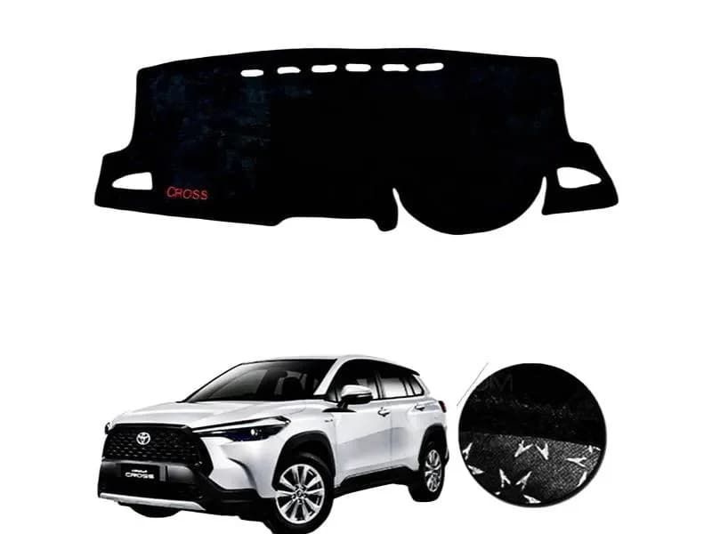 Toyota Corolla Cross 2020-2026 Velvet Dashboard Mat — Dashboard Mats for cars in Pakistan