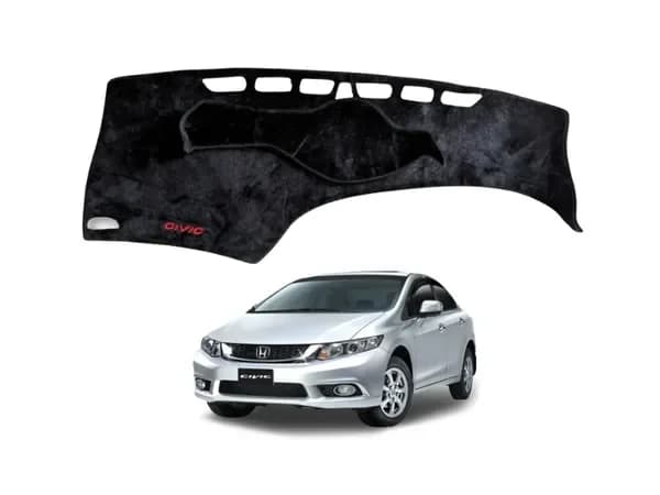 Honda Civic 2012-2015 Velvet Dashboard Mat — Dashboard Mats for cars in Pakistan