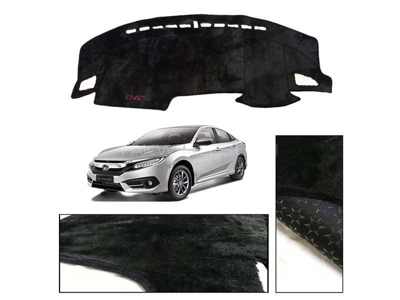 Honda Civic 2016-21 Velvet Dashboard Mat — Dashboard Mats for cars in Pakistan