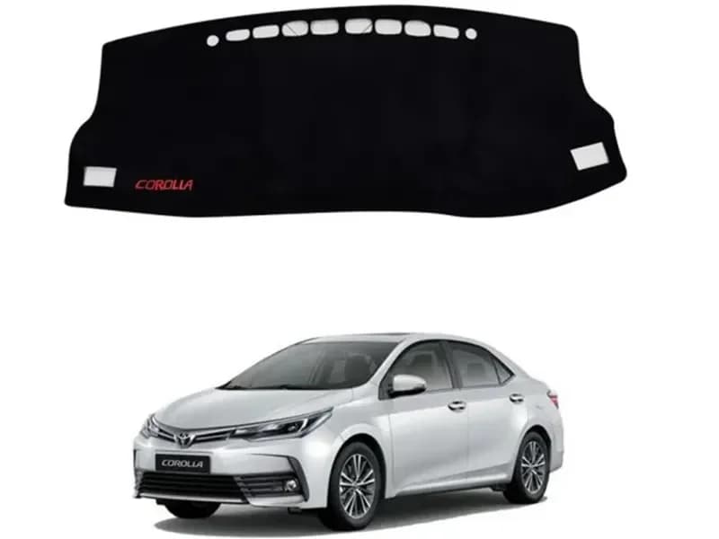 Toyota Corolla 2014-2026 Velvet Dashboard Mat — Dashboard Mats for cars in Pakistan
