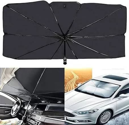 Universal Car Umbrella Windshield Protector Sun Shade — Sun Shades for cars in Pakistan