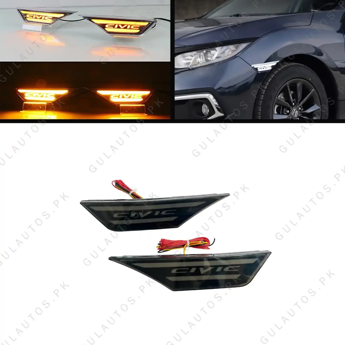 Honda Civic Side Markers Fender Indicator Lights 2016-2021 — Fender Light for cars in Pakistan