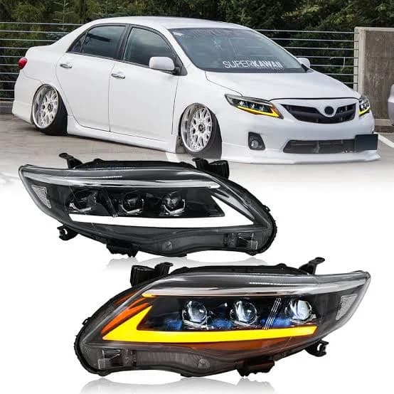 Toyota Corolla Nike Style 3 Projector Headlights 2012-2014 — LED & Lighting for cars in Pakistan