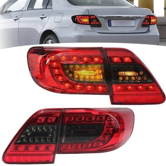 Toyota Corolla 2012-2014 Eagle Eyes Red Smoke LED Back Lamps — Backlights & Tail Lamps for cars in Pakistan
