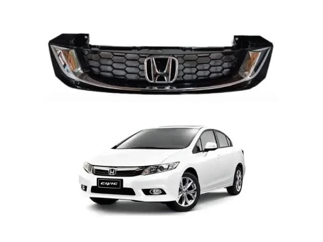 Honda Civic 2012-2015 Front Show Grille Premium Quality — Front Grilles for cars in Pakistan