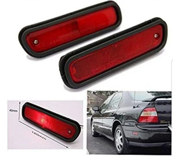 Universal Car LED Reflector Bumper Side Marker Light — Rear Reflectors for cars in Pakistan
