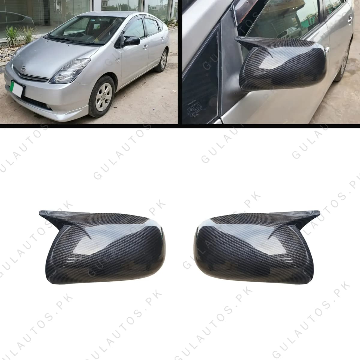 Toyota Prius 2017-2021 Batman Style Carbon Fiber Side Mirror Covers — Carbon Fiber Accessories for cars in Pakistan