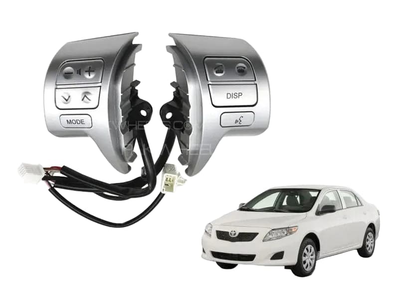 Toyota Corolla GLi XLi 2009-2014 Multimedia Steering Wheel Audio Control Buttons — Multimedia Steering Controls for cars in Pakistan