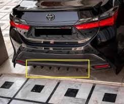 Toyota Corolla X Shark Fin Style Lower Panel Diffuser — Body Kits & Extensions for cars in Pakistan