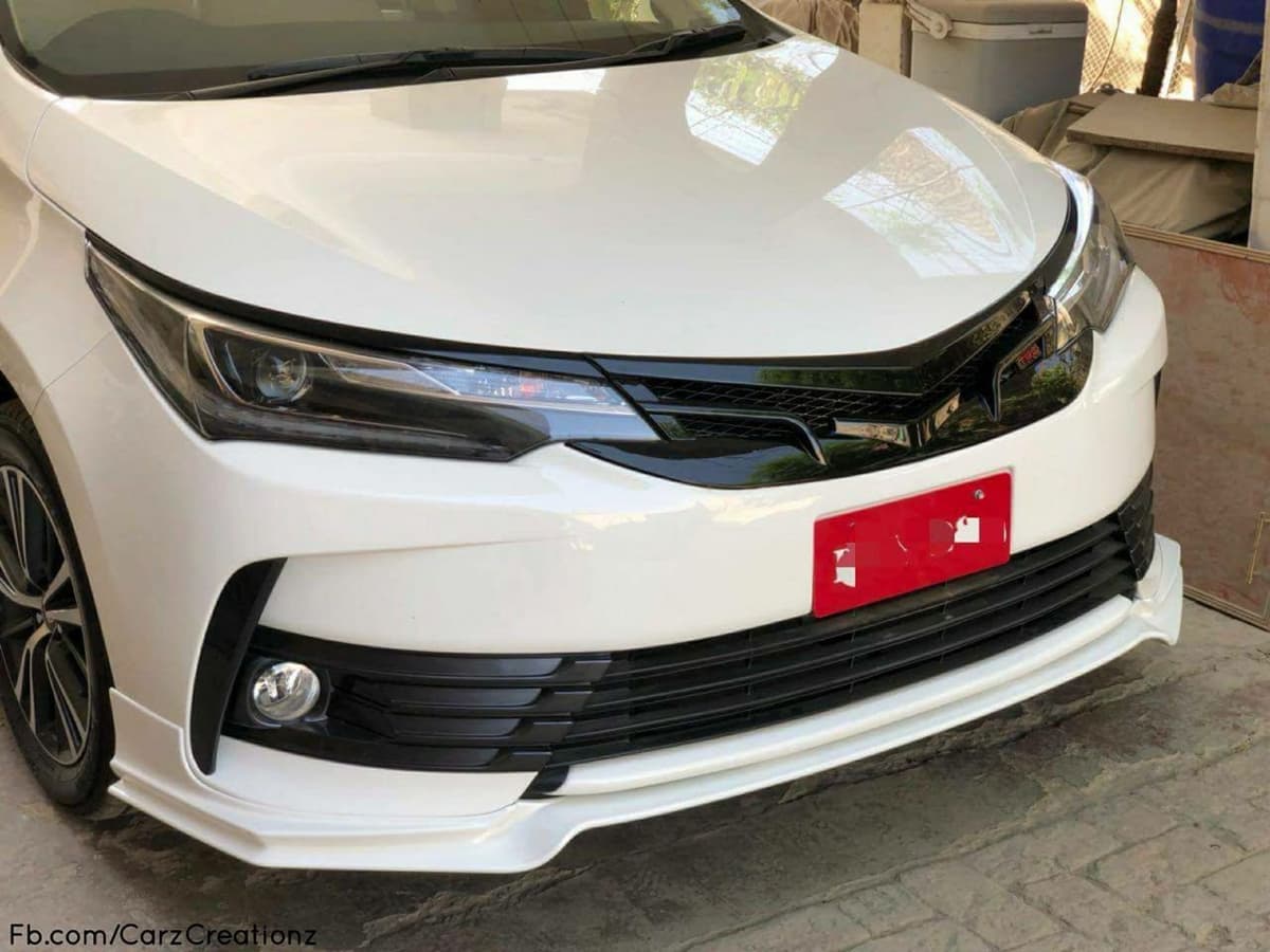 Toyota Corolla TRD Style Front Grille – Gloss Black ABS — Front Grilles for cars in Pakistan