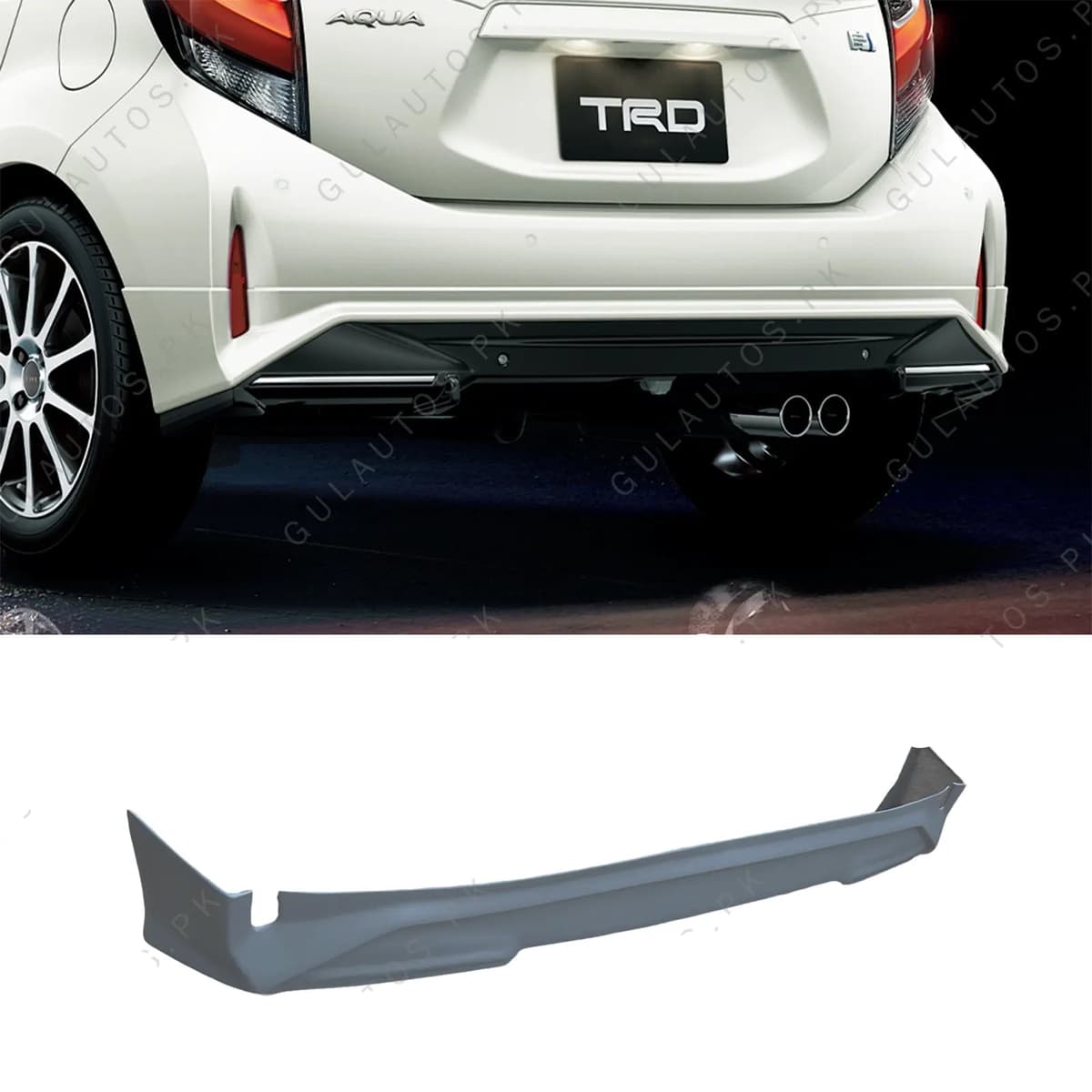 Toyota Aqua 2020-2022 Rear Body Kit Fibreglass — Body Kits & Extensions for cars in Pakistan