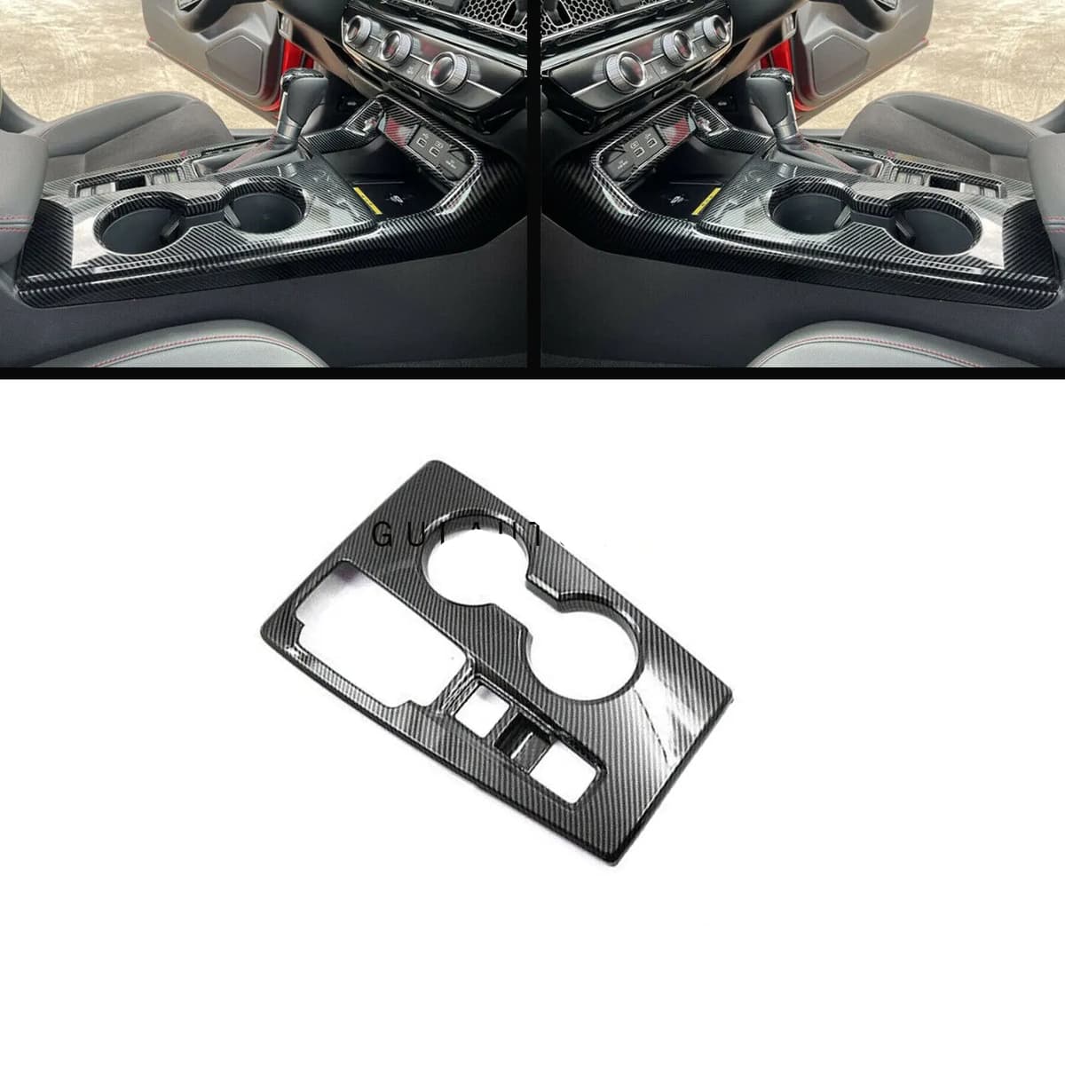 Honda Civic 2022-2026 Carbon Gear Box Console Panel — Honda Civic 11th Gen (2022–Present) accessories for cars in Pakistan