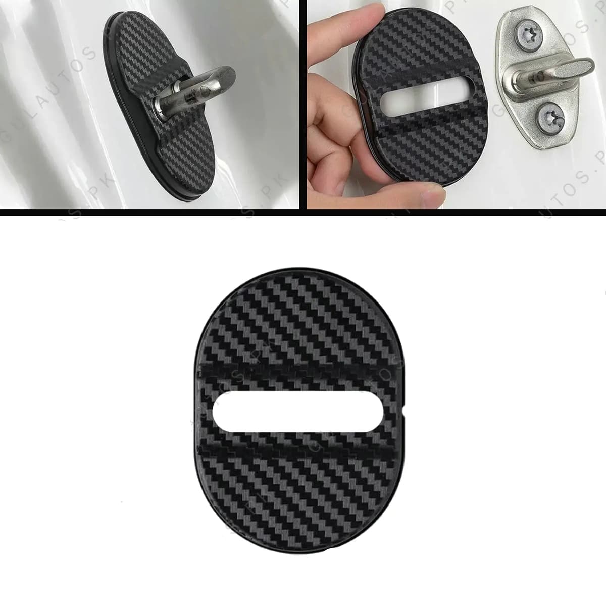 Universal Car Anti-Rust Door Lock Cover – Premium Protection Cap — car accessories for cars in Pakistan
