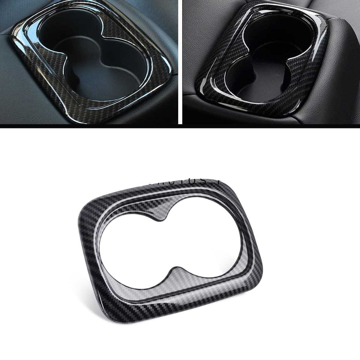 Honda Civic X 2017-2024 Carbon Fiber Cup Holder Trim — Honda Civic 11th Gen (2022–Present) accessories for cars in Pakistan