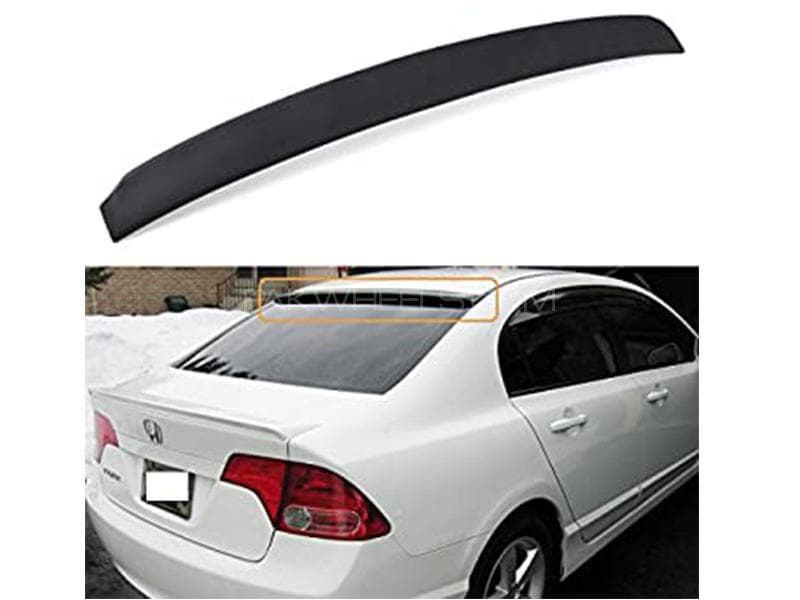 Honda Civic Reborn 2006-2012 ABS Roof Spoiler Rear Window — Spoilers & Diffusers for cars in Pakistan