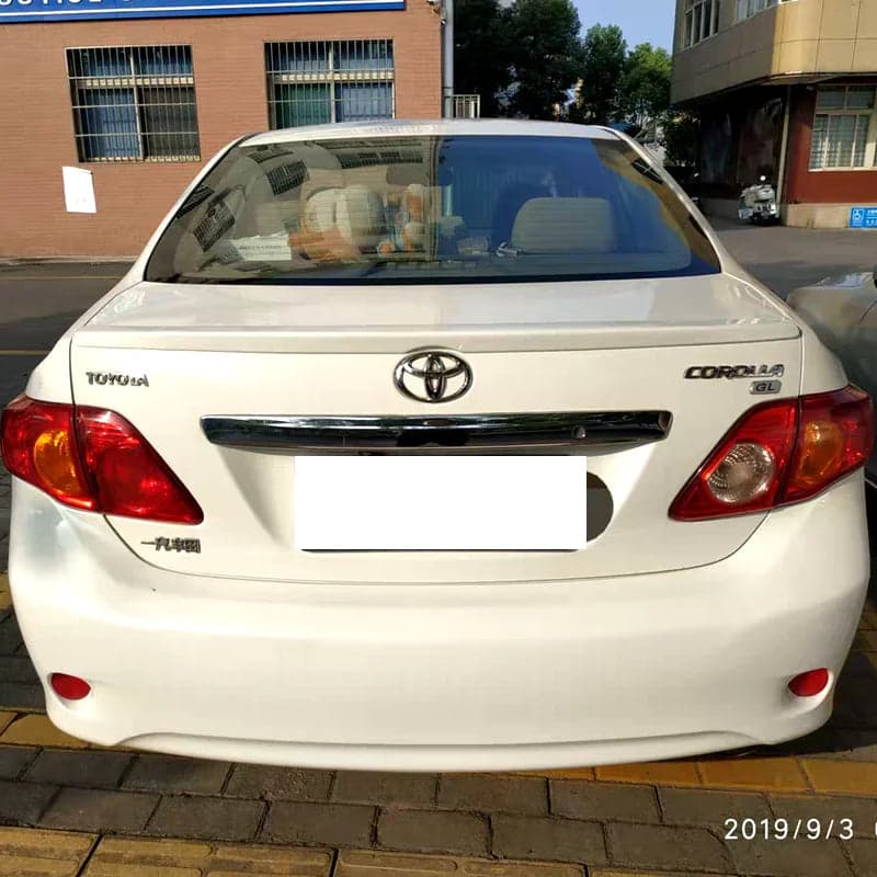 Toyota Corolla 2009-2013 Ducktail Trunk Spoiler – E140/E150 Model (ABS Plastic) — Spoilers & Diffusers for cars in Pakistan
