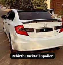 Honda Civic Rebirth 2012-2016 Ducktail Trunk Spoiler — Spoilers & Diffusers for cars in Pakistan