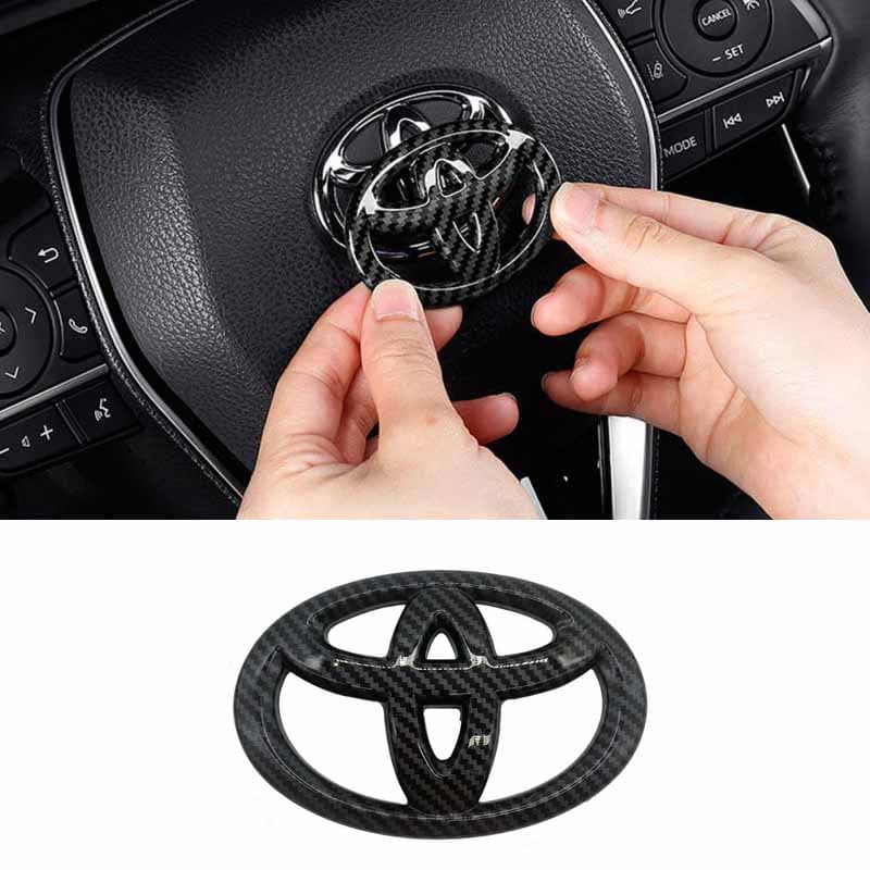 Toyota Corolla Carbon Fiber Style Steering Monogram 2009–2026 — Carbon Fiber Accessories for cars in Pakistan