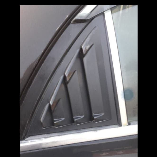 Toyota Corolla E140 2009–2012 Carbon Window Quarter Covers (Pair) — Quarter Window Louvers for cars in Pakistan