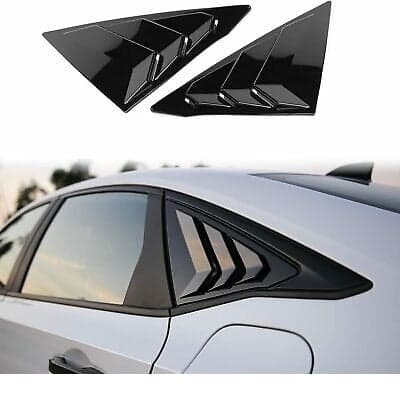 Honda Civic 11th Gen 2022 Carbon Window Quarter Covers — Quarter Window Louvers for cars in Pakistan