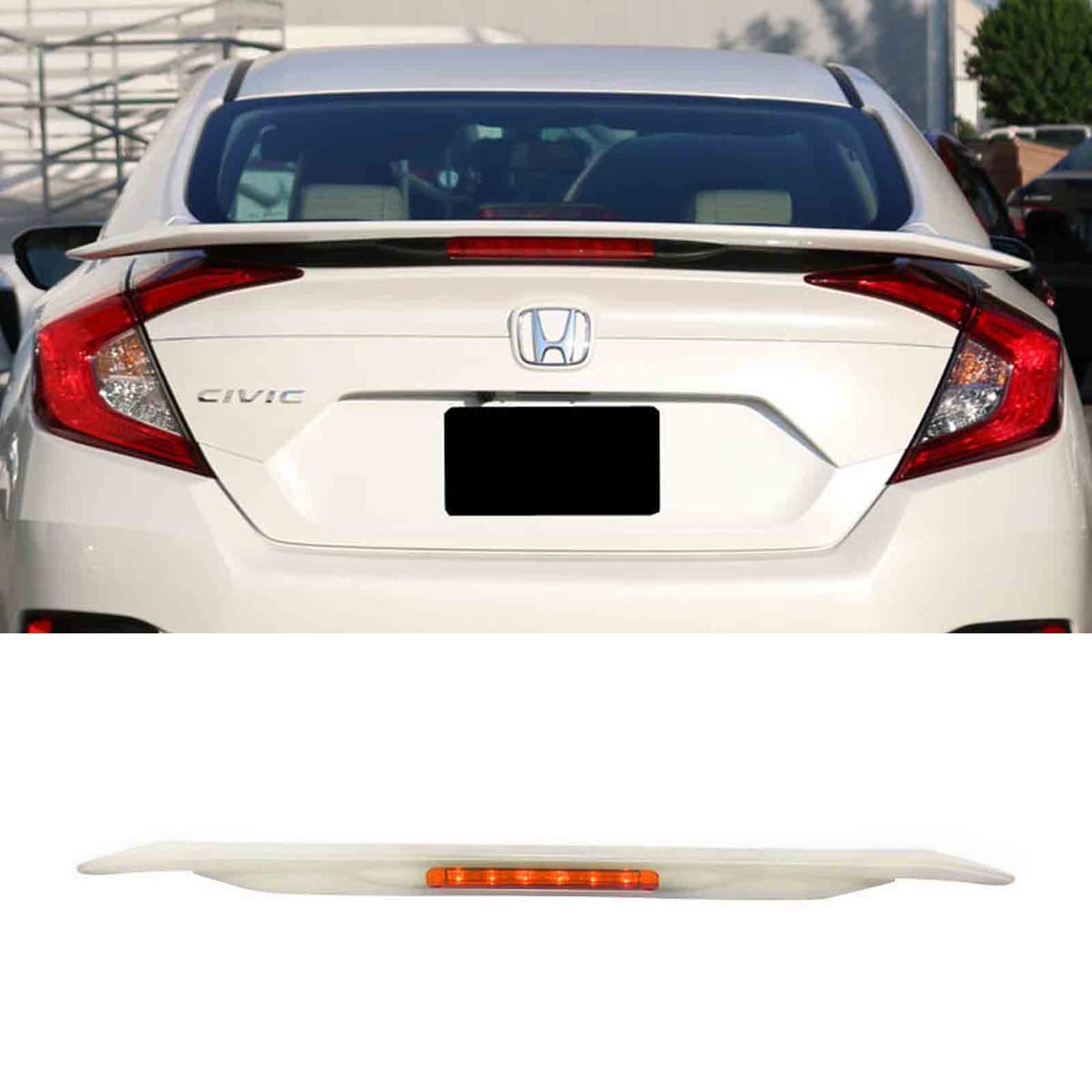 Honda Civic X 2016–2021 RS Style Trunk Spoiler — Spoilers & Diffusers for cars in Pakistan