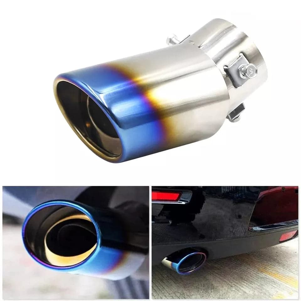 Stainless Steel Exhaust Tip – Universal Car Fit — Exhaust Systems & Tips for cars in Pakistan