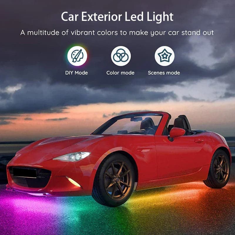 Dynamic Car Underglow RGB LED Underbody Kit — Interior Lights for cars in Pakistan